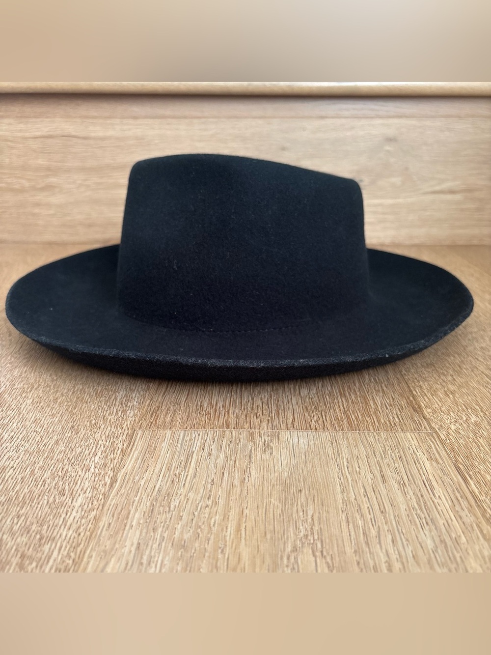 Pendleton Wool Felt Fedora Wide Brim Hat Black Western Unisex Classic 23” - Picture 5 of 7